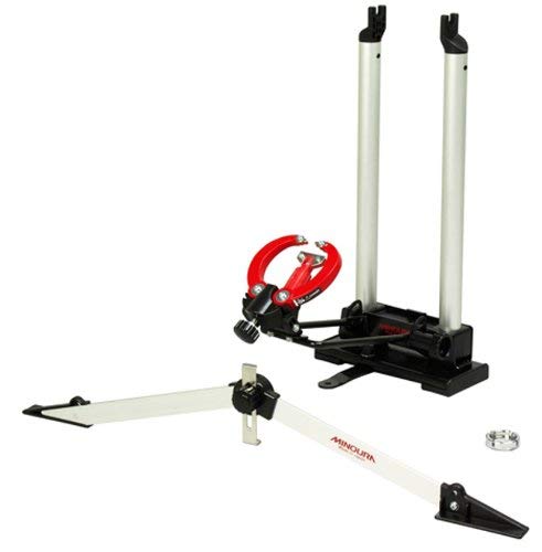 Minoura FT-1 Wheel Truing Stand and Dishing Tool Combo, Silver