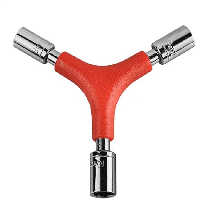 Binmer(TM) Bike Bicycle Y Type Shaped 8/9/10mm Outer Hex Wrench Spanner Socket Tool