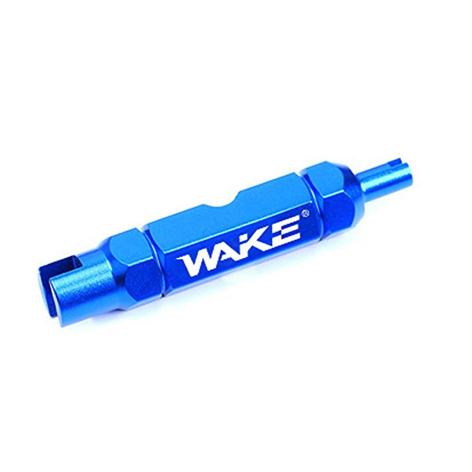 Valve Core Remover Tool for Presta Valve Cores and Schrader Valve Cores and Presta Valve Extender with 5mm Wrench Flats Tubeless Cycling Tires