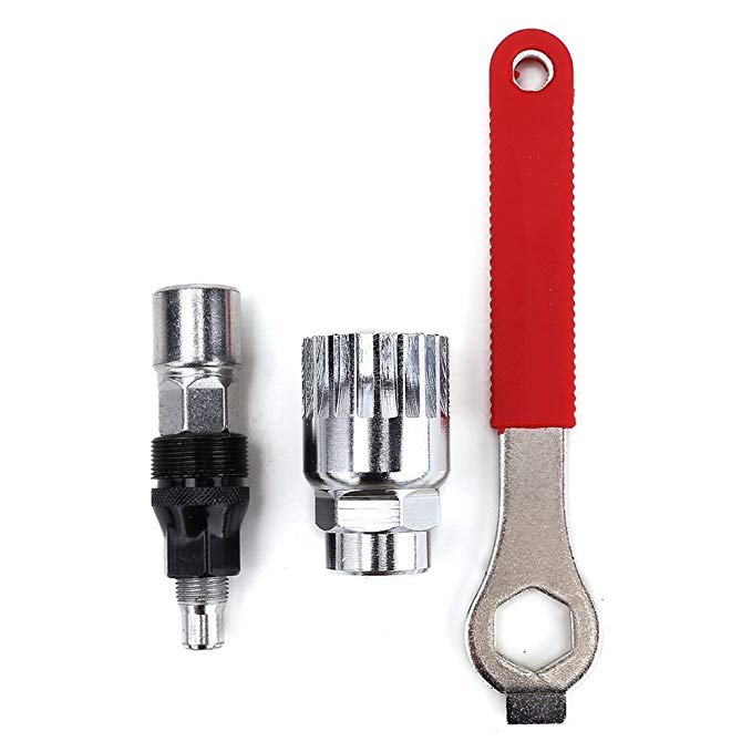 Professional Bike Bicycle Cycle Crank Extractor Puller Bottom Bracket Remover Removal Spanner Repair Tools Kit