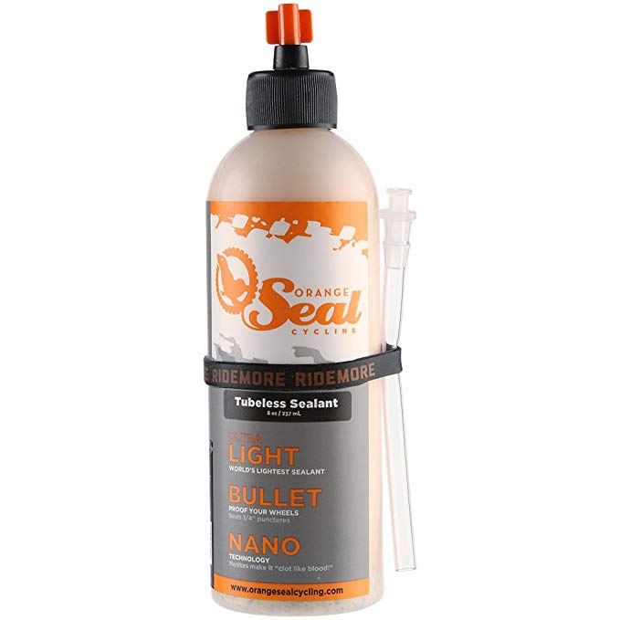 OrangeSealCycling Tubeless Tire Sealant with Injectorn, 8-Ounce