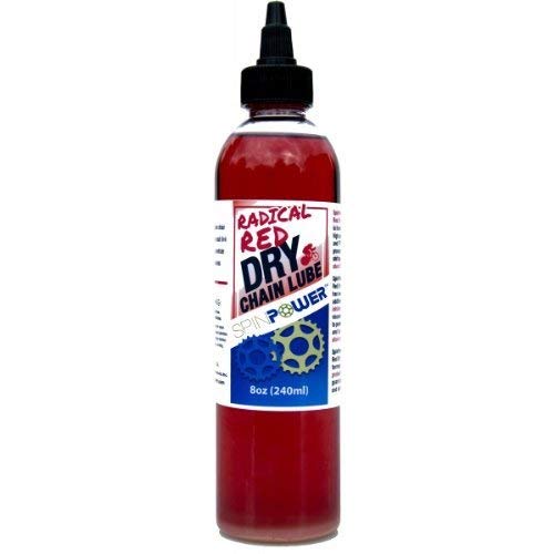 SpinPower Radical Red Dry Chain Lube - 8 ounce (240ml)