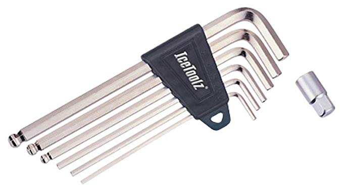 IceToolz Allen Wrench Set with Ball End, 2-8 mm